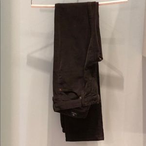 AG Corduroys in Chocolate Brown